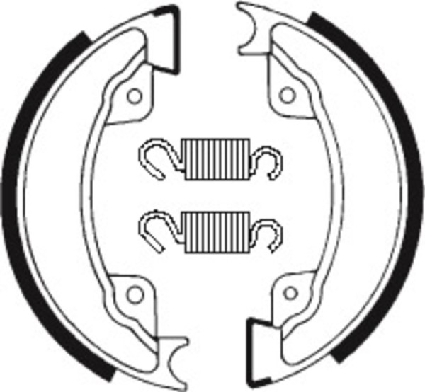 Tecnium Street organic brake shoes - BA077