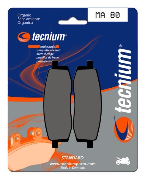 Tecnium Street Organic Brake Pads - MA80