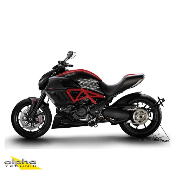 Stompgrip klar, Volcano, für Ducati Diavel, 2011-18