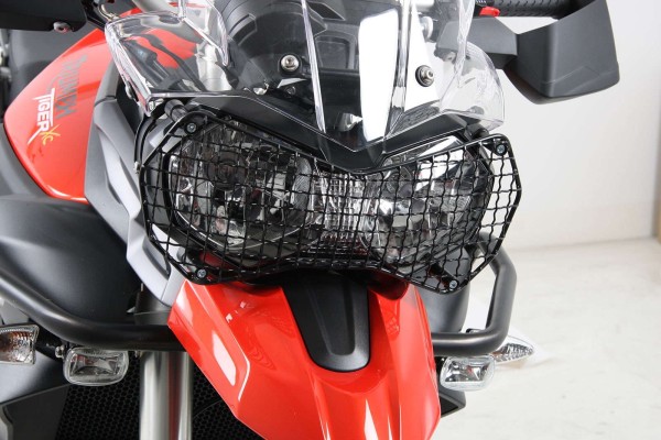 Lamp guard grille black for Triumph Tiger 800/XC (2010-2014)