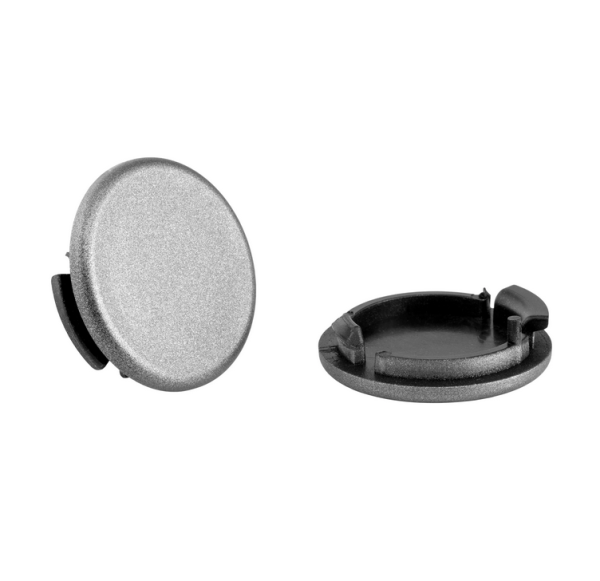 Mirror hole cover left & right for Vespa GTS/GTS Super 125 /300cc (2023-), gray matt G22