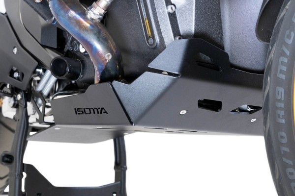 Aluminum engine protection plate for BMW R 1300 GS, black