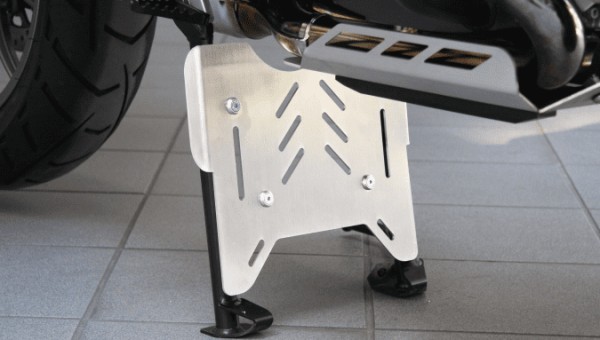 Aluminum protection plate for original main stand for BMW R 1200 GS Adventure (14-18) Hepco & Becker
