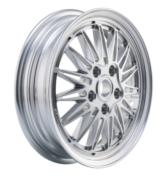 Rim Comb 3 front/rear 12" for Vespa GTS/GTS Super/GTV/GT/946 125-300ccm, silver