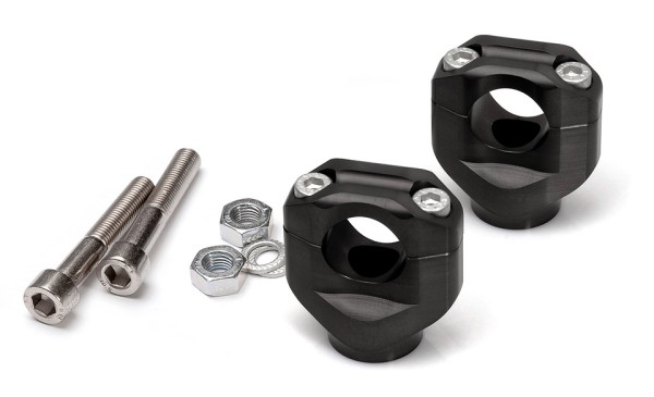 LSL Back-Set Klemmbockp.Ø28,6, schwarz
