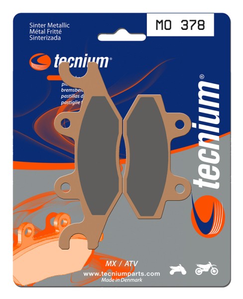 Tecnium MX/ATV sintered metal brake pads - MO378