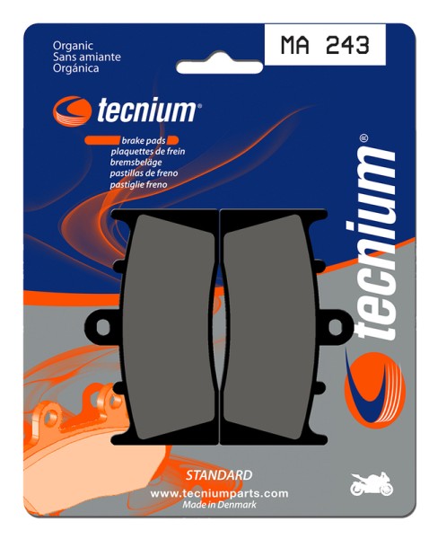 Tecnium Street Organic Brake Pads - MA243