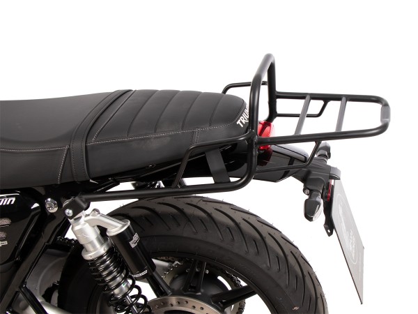 Tubular luggage rack Topcase carrier black for Triumph Speed Twin 900 (25-)
