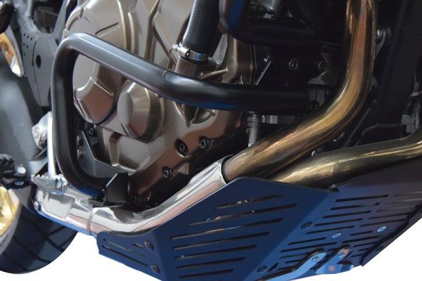 Lower crash bar for BMW R 1250 RT, pair, black