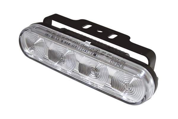 HIGHSIDER pro LED daytime running light black With parking light function (1pc)