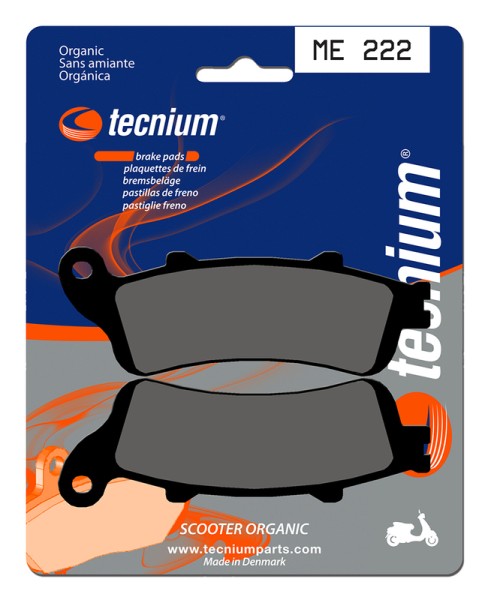 Tecnium Scooter Organic Brake Pads - ME222