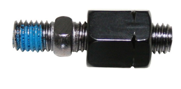 HIGHSIDER pro mirror adapter black M8 left-hand thread to M8