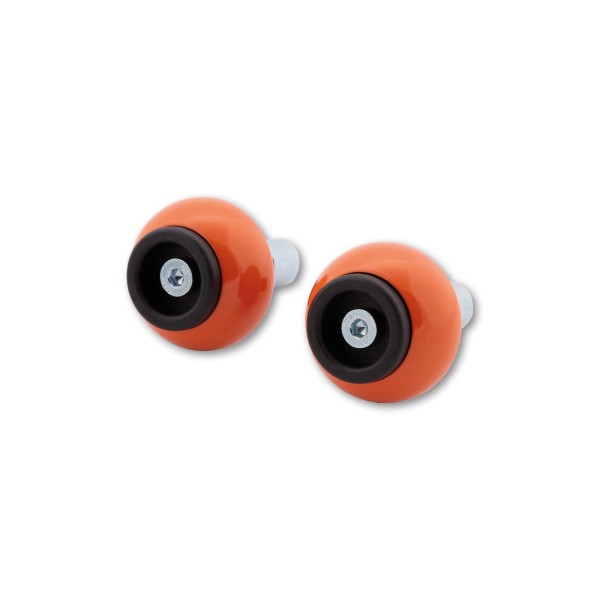 LSL Lenkergewicht Crash Ball Classic, für Lenker mit 18 mm Innendurchmesser (Stahl-Lenker), orange