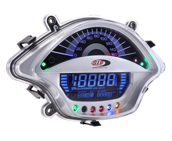 Tachometer/Speedometer for Vespa GTS/GTS Super 300cc FL ('14-), silver