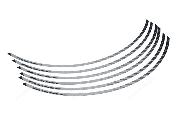 Rim decoration black / gray for Honda CB 1000 Hornet (25-) Original
