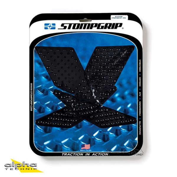 Stompgrip black Volcano for Triumph and Yamaha models