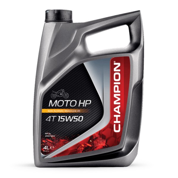 CHAMPION® Moto HP 4T 15W-50 engine oil - 4 liters