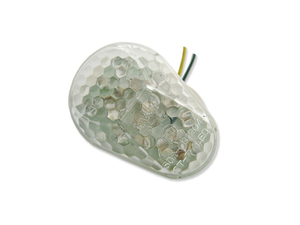 V PARTS turn signal LED front, drop-shaped, Kawasaki ZX-6R/ZX-10R/Z750