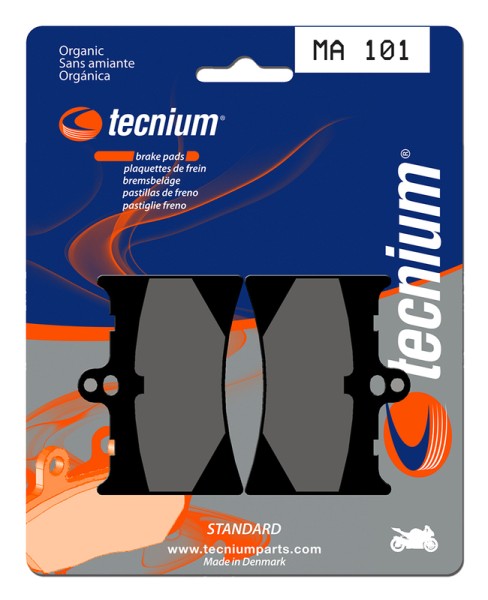 Tecnium Street Organic Brake Pads - MA101