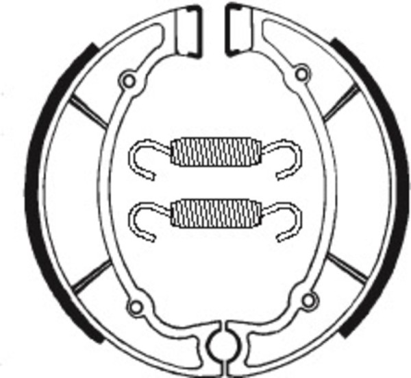 Tecnium Street organic brake shoes - BA064