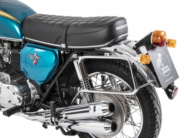 Side case carrier bolted chrome for Honda CB 750 Four K0-K6 (70-76) Hepco & Becker