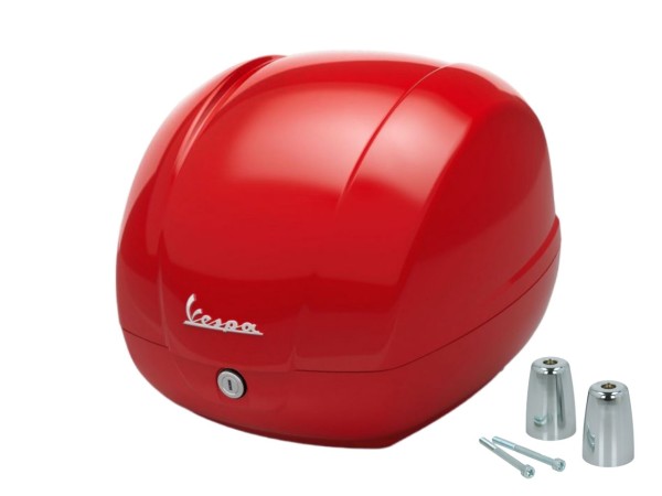 Genuine 36L Red Top Case 894 for Vespa GTS 125/310 and GTV 310