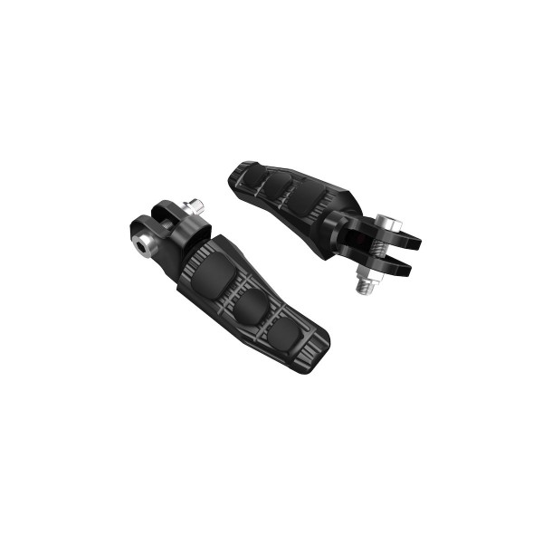 Billet Touring Rider Footpegs Black Original Yamaha