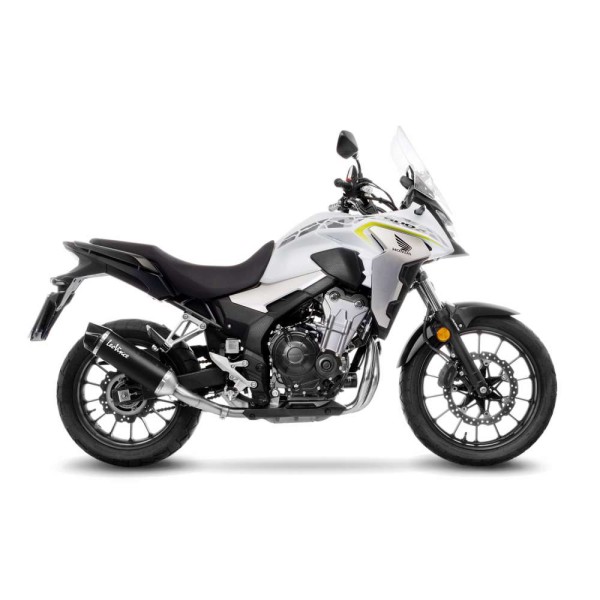 LeoVince exhaust system Nero for Honda CB 500 F /X, CBR 500 R, black, slip on, Euro4+5, E-certificate