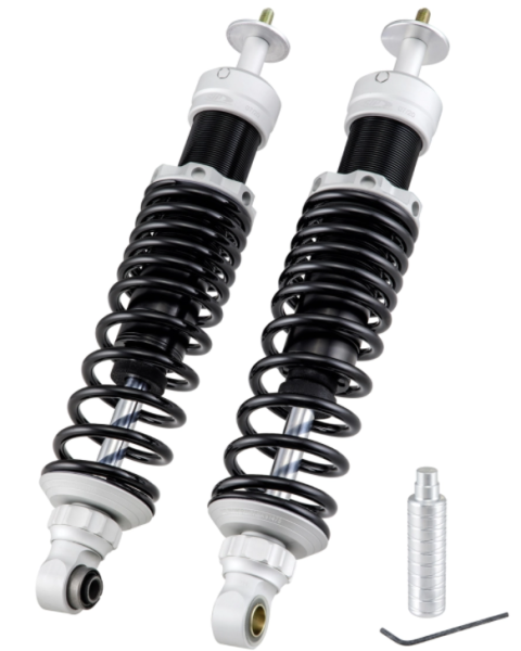 Rear shock absorber for Vespa GTS/GTS Super/GTV/GT 60/GT/GT L 125-300ccm, silver matt
