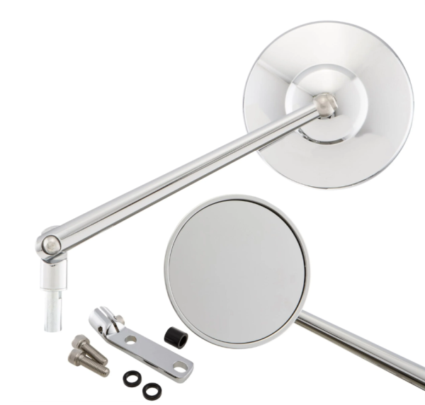 Standard mirror left or right for Vespa PX 80-200cc, chrome