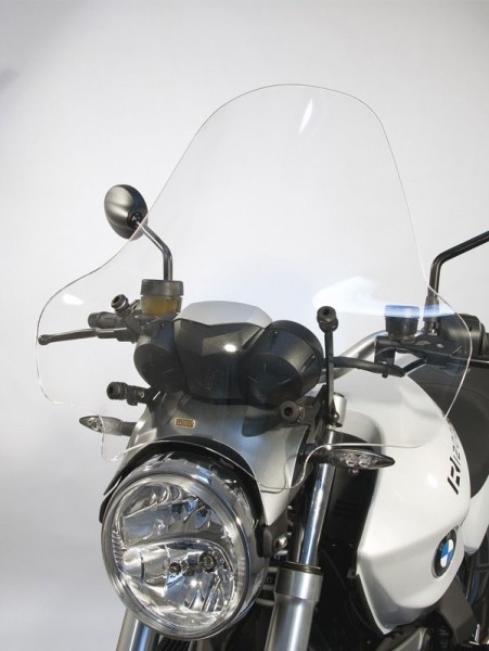 High windshield, tiltable - height 510 mm for BMW R 1200 R (11-14), clear