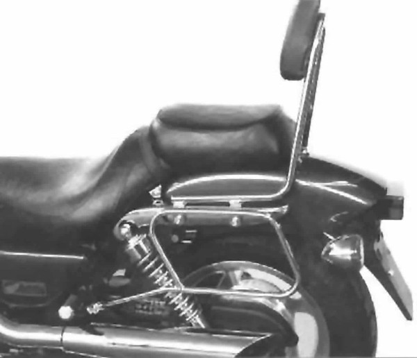 Chrome tubular leather bag holder for Honda VF 750 C Magna (93-00) Original Hepco & Becker