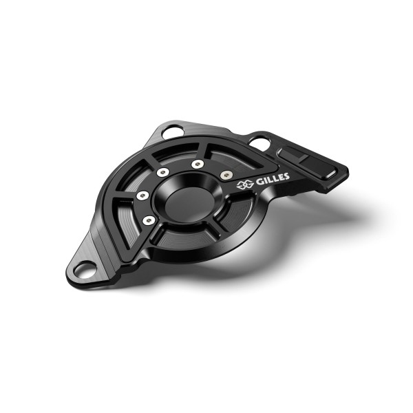 Billet aluminum sprocket cover, genuine Yamaha