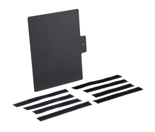 Rear license plate holder for Vespa GTS/GTS Super/GTV/GT, black