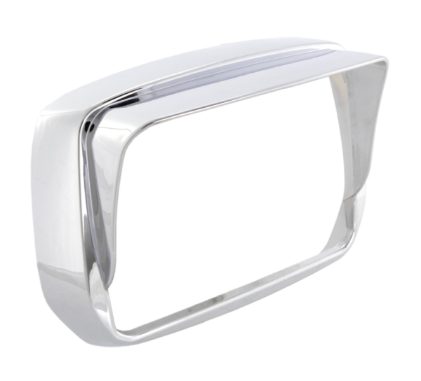 Lamp ring with lampshade for Vespa S 50-150cc, chrome