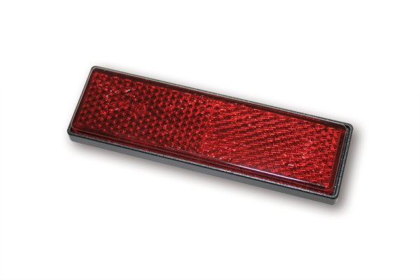 HIGHSIDER smart Reflector Red Rectangular With 2 X M4 Threaded Bolts (1pc)