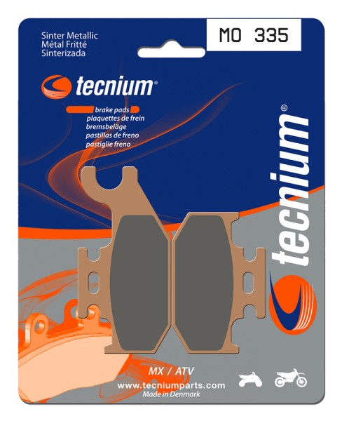 Tecnium MX/ATV sintered metal brake pads - MO335
