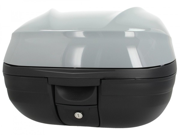 Top Case Kit (incl. retaining plate), 37 l, gray for Piaggio MP3 125 / 300 / Sport HPE
