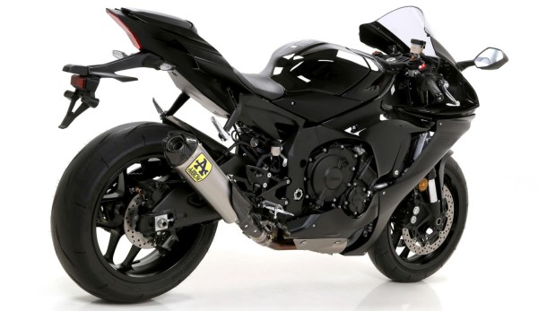 ARROW Auspuff Komplettanlage WORKS COMPETITION FULL TITANIUM SYSTEM für Yamaha YZF-R1 2017-, Titan