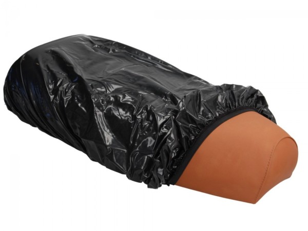 Rain cover for seat, black, (size L - 1070x600mm) Spinelli for Vespa GT / GTS / GTV