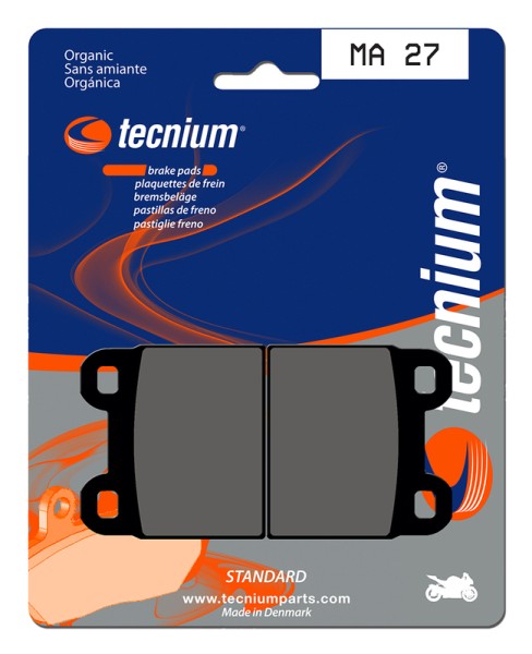 Tecnium Street Organic Brake Pads - MA27