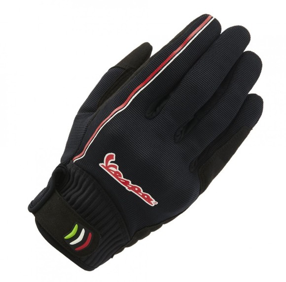 Vespa Gloves Modernist textile blue