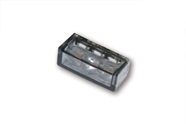 HIGHSIDER Smart Cube-H LED blinker module lens smoke gray (pair), front & rear