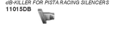 ARROW optional dB-killer for various X-Kone rear silencers