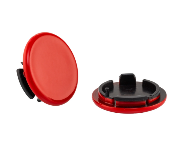Mirror hole cover left & right for Vespa GTS/GTS Super 125 /300cc (2023-), red 894