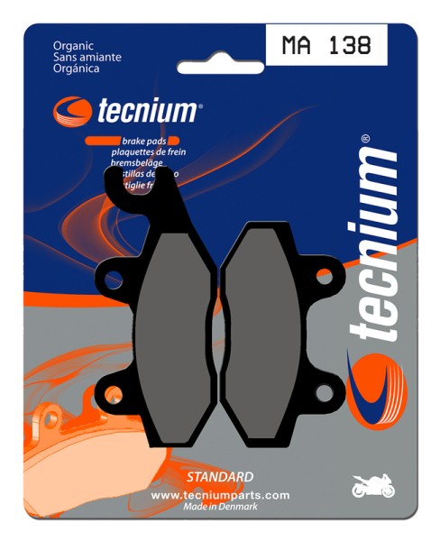 Tecnium Street Organic Brake Pads - MA138