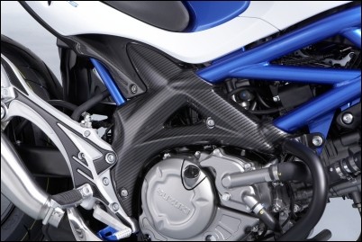 Frame cover, carbon look for Suzuki SFV650 Gladius BJ. 2009-2016