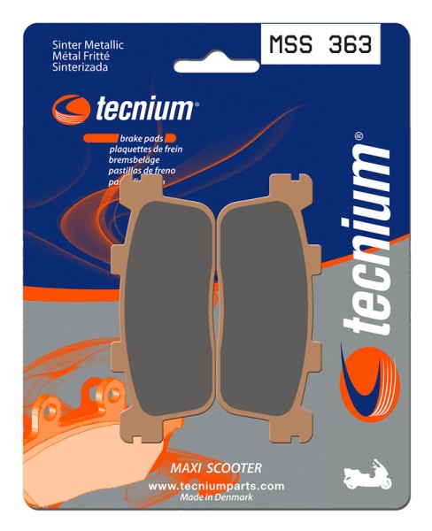 Tecnium Maxi Scooter sintered metal brake pads - MSS363