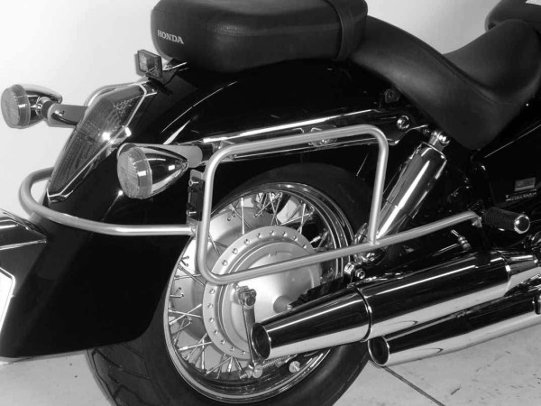 Side case carrier bolted chrome for Honda VT 750 C Shadow (08-16) Hepco & Becker