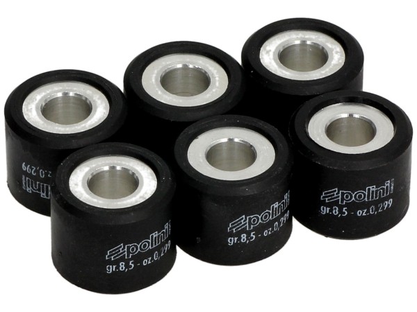 Polini variator roller set, 20x17 mm, 8,5 g, piece: 6